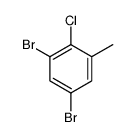 2-Chloro-3,5-dibromotoluene structure