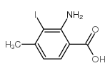 2-氨基-3-碘-4-甲基苯甲酸结构式