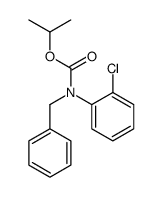 propan-2-yl N-benzyl-N-(2-chlorophenyl)carbamate结构式