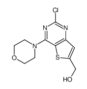 2-氯-4-(4-吗啉)噻吩并[3,2-d]嘧啶-6-甲醇结构式