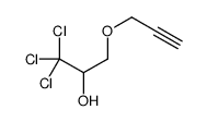 1,1,1-trichloro-3-prop-2-ynoxypropan-2-ol Structure