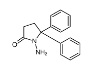 1-amino-5,5-diphenylpyrrolidin-2-one结构式