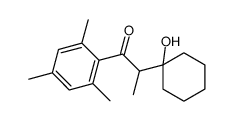 2-(1-hydroxycyclohexyl)-1-(2,4,6-trimethylphenyl)propan-1-one结构式