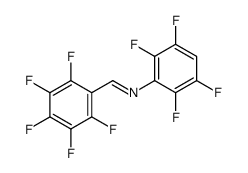 1-(2,3,4,5,6-pentafluorophenyl)-N-(2,3,5,6-tetrafluorophenyl)methanimine结构式