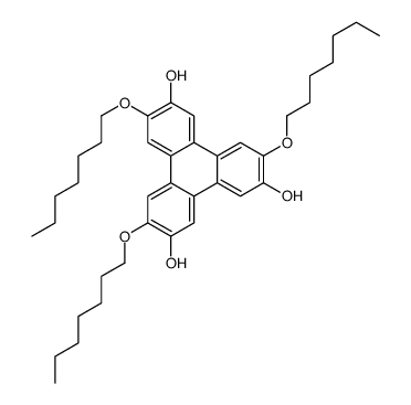 3,7,10-triheptoxytriphenylene-2,6,11-triol Structure