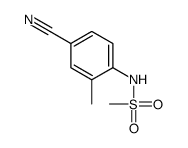 N-(4-cyano-2-methylphenyl)methanesulfonamide Structure