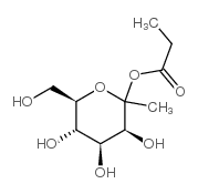 β-D-甘露吡喃糖苷异丙醇甲酯结构式