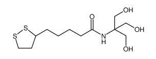 1,2-Dithiolane-3-pentanamide, N-[2-hydroxy-1,1-bis(hydroxymethyl)ethyl] Structure