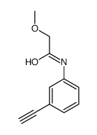 N-(3-ethynylphenyl)-2-methoxyacetamide结构式