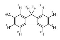 9H-Fluoren-2-ol-d9 Structure