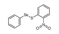 o-nitrophenyl phenylselenyl sulfide Structure