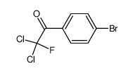 2,2-dichloro-2-fluoro-1-(4-bromophenyl) ethanone Structure