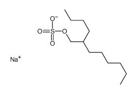 sodium 2-butyloctyl sulphate结构式