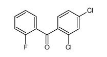 (2,4-Dichlorophenyl)(2-fluorophenyl)methanone Structure