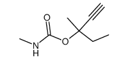 methyl-carbamic acid-(1-ethyl-1-methyl-prop-2-ynyl ester) Structure