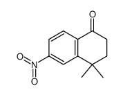 4,4-dimethyl-6-nitrotetralone Structure