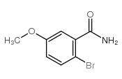 2-溴-5-甲氧基苯甲酰胺结构式