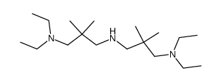 1,1,9,9-Tetraaethyl-3,3,7,7-tetramethyl-1,5,9-triaza-nonan结构式