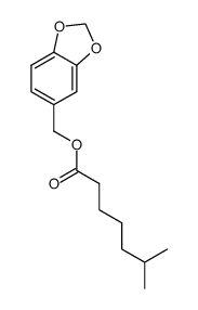 Piperonyl 6-methylheptanoate Structure