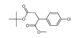 4-tert-butyl 1-methyl 2-(4-chlorophenyl)succinate结构式