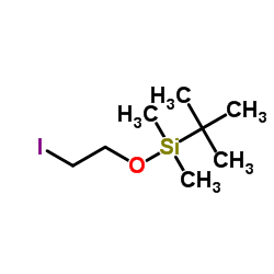 tert-Butyl-(2-iodoethoxy)-dimethylsilane Structure