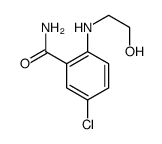 5-chloro-2-(2-hydroxyethylamino)benzamide Structure