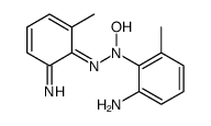 N-(2-amino-6-methylphenyl)-N-[(6-imino-2-methylcyclohexa-2,4-dien-1-ylidene)amino]hydroxylamine Structure