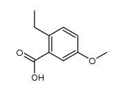 2-ethyl-5-methoxy-benzoic acid结构式