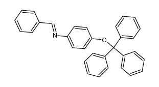 N-benzylidene-4-(trityloxy)aniline Structure