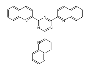 2-[4,6-di(quinolin-2-yl)-1,3,5-triazin-2-yl]quinoline Structure