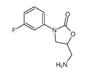 5-(氨基甲基)-3-(3-氟苯基)-2-恶唑烷酮结构式