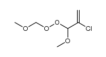 (2-Chlor-1-methoxy-2-propenyl)(methoxymethyl)peroxid结构式