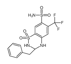 (R)-Bendroflumethiazide结构式