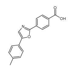 2-(4-Carboxyphenyl)-5-(4-methylphenyl)oxazole结构式
