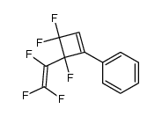 (3,3,4-trifluoro-4-(1,2,2-trifluorovinyl)cyclobut-1-en-1-yl)benzene Structure