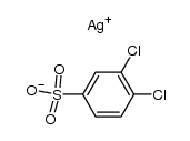 silver 3,4-dichlorobenzenesulfonate结构式