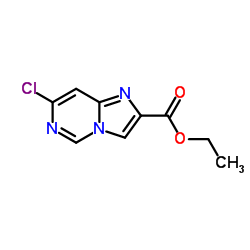7-氯咪唑并[1,2-c]嘧啶-2-羧酸乙酯结构式