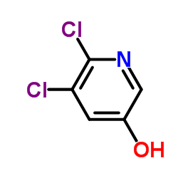 2,3-二氯-5-羟基吡啶结构式