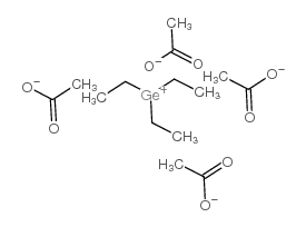 Acetic acid,triethylgermyl ester结构式