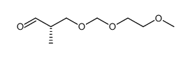 (S)-(+)-3-(2-methoxyethoxymethoxy)-2-methylpropanal Structure