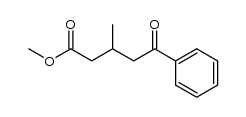 methyl 3-methyl-5-oxo-5-phenylpentanoate Structure