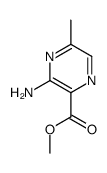 3-氨基-5-甲基吡嗪-2-羧酸甲酯结构式