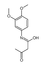 3,4-二甲氧基乙酰乙酰苯胺结构式
