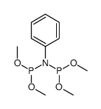 N,N-bis(dimethoxyphosphanyl)aniline Structure