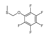 1,2,3,4,5-pentafluoro-6-(methylsulfanylmethoxy)benzene Structure