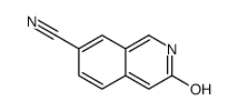 3-Hydroxy-7-isoquinolinecarbonitrile Structure