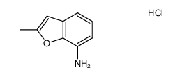 2-methyl-benzofuran-7-ylamine hydrochloride结构式