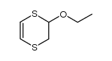 2-ethoxy-2,3-dihydro-[1,4]dithiine结构式