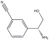 (R)-3-(1-Amino-2-hydroxyethyl)benzonitrile Structure