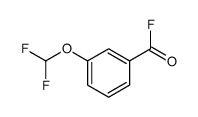 Benzoyl fluoride, 3-(difluoromethoxy)- (9CI)结构式